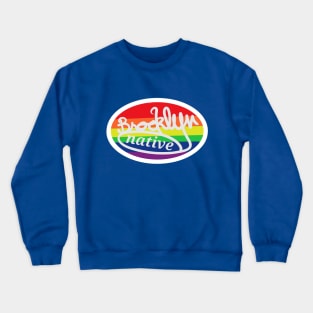 Pride colors Brooklyn Crewneck Sweatshirt